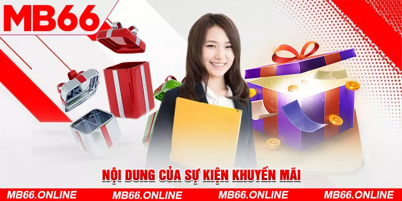 Nội dung của sự kiện khuyến mãi